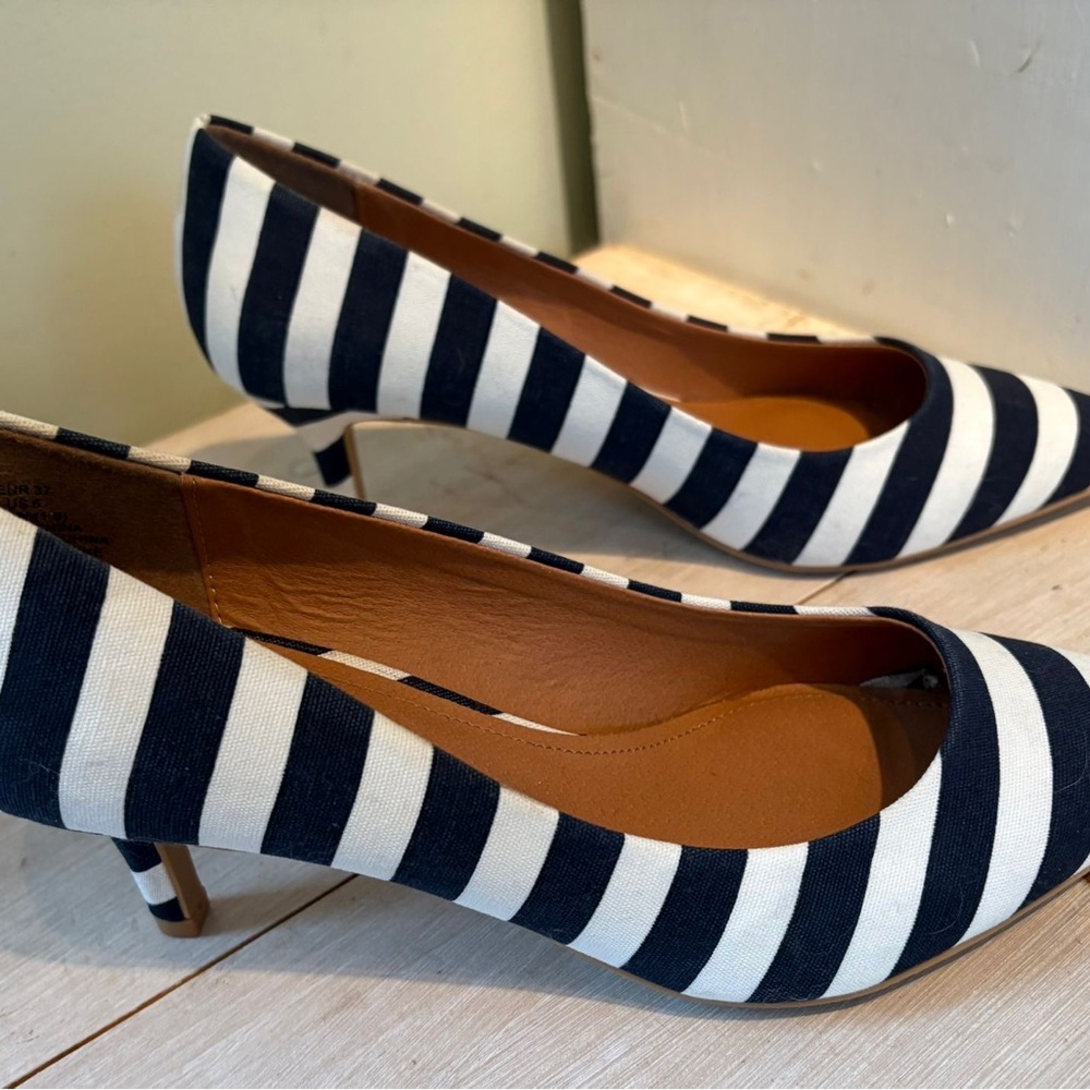 H&M Striped Heels